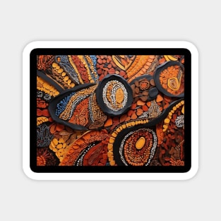 Australian aboriginal art Magnet
