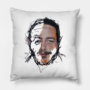 Rather be dead than cool | Notice Me but Stay Away | Painting | Post Malone Nirvana Pillow