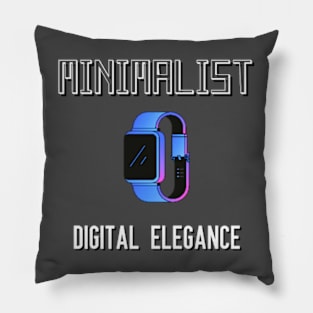 Minimalist Digital Elegance Pillow