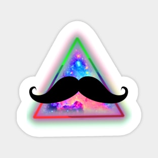 Mustache the Universe Magnet