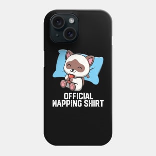 officiall napping shirt Phone Case