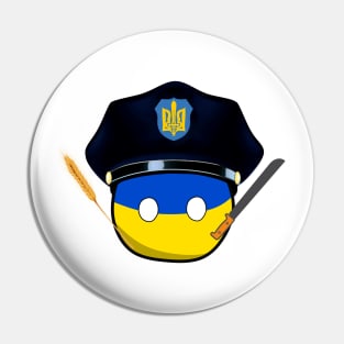 Countryballs Ukraineball Pin