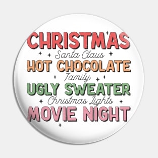 Retro Christmas Quotes Pin