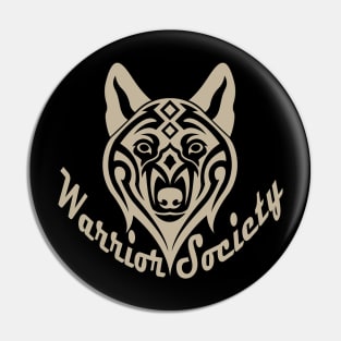 Warrior Society (Wolf Gray) Pin