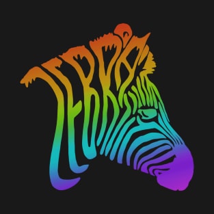 Rainbow Zebra T-Shirt