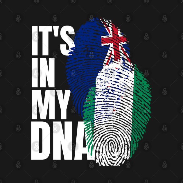 Nigerian And New Zealand Mix Heritage DNA Flag by Just Rep It!!