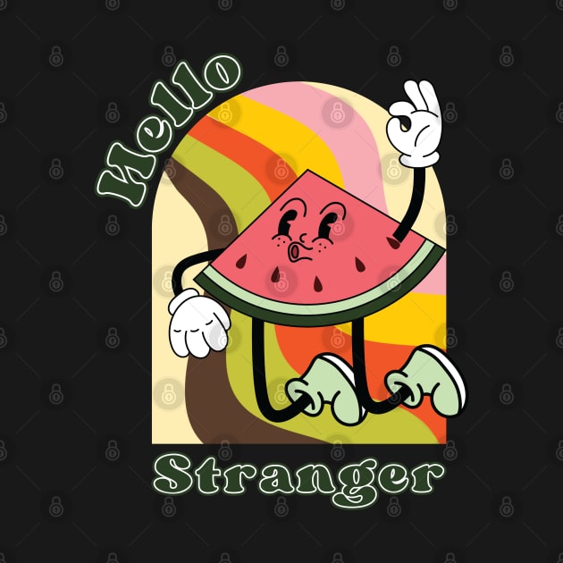 Hello Stranger: Vintage Vibes Retro Design by Calypsosky