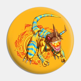 Greymon Digimon Adventure Pin