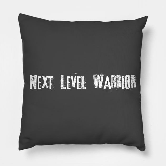 Next Level Warrior T Shirt 2 Pillow by NextLevelWarrior