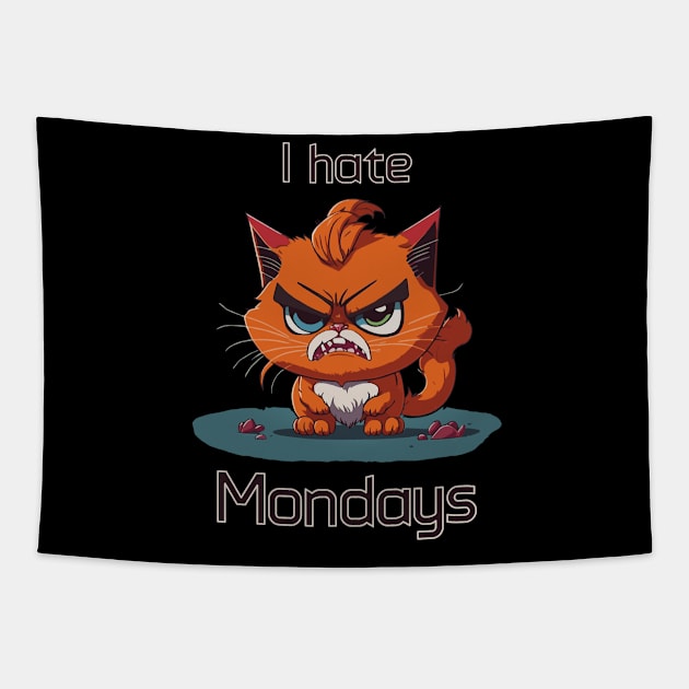 I Hate Mondays Tapestry by Pegima