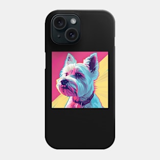 West Highland White Terrier in 70's Phone Case