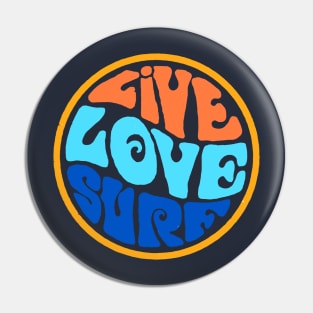 Live love surf Pin