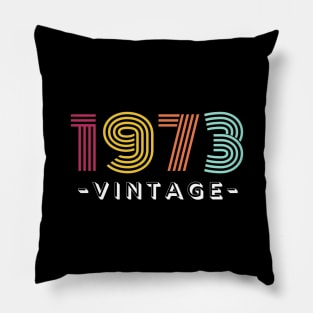 1973 Vinatge Retro Design Pillow