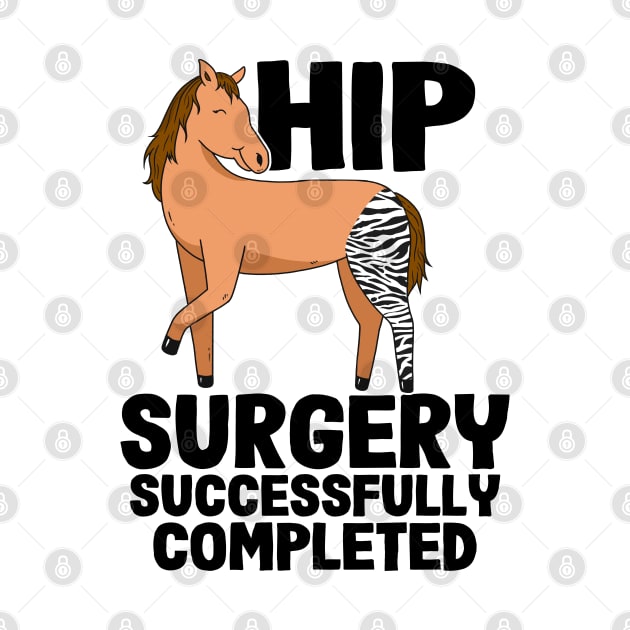 Hip Surgery Successfully Completed Horse Zebra Leg by Kuehni