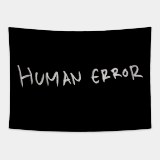 Hand Drawn Human Error Tapestry