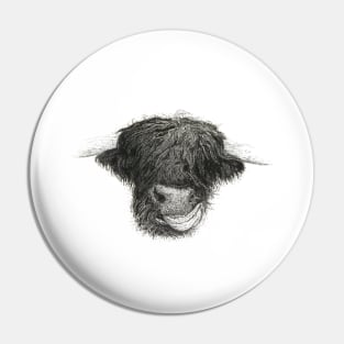 hungry Hamish the hairy cow Pin