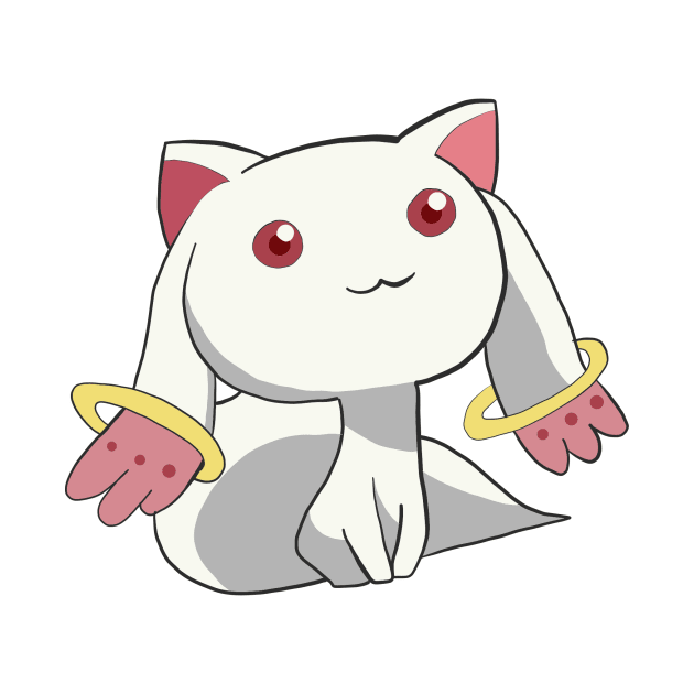 Puella Magi Madoka Magica - Kyubey by jenartfart