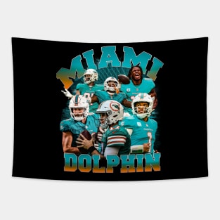 Miami Dolphins Graphic Tee Tapestry