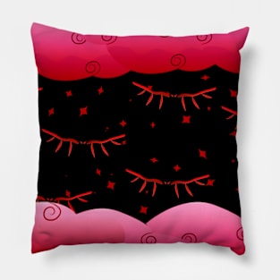 Vampiric Red Sky Pillow