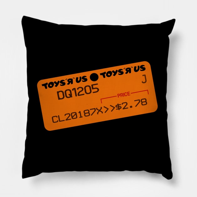 TRU Price Tag Pillow by PopCultureShirts