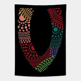 V Aboriginal Art Tapestry