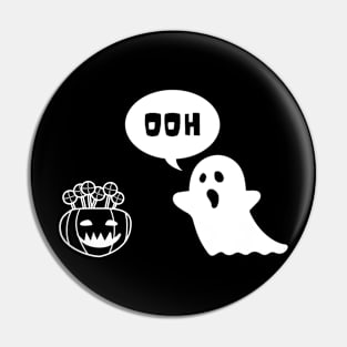 Halloween Ohh Ghost Pin