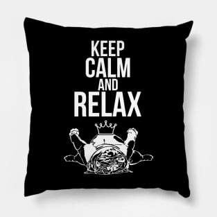 Keep Calm English Bulldog dog saying British Bulldog Pillow