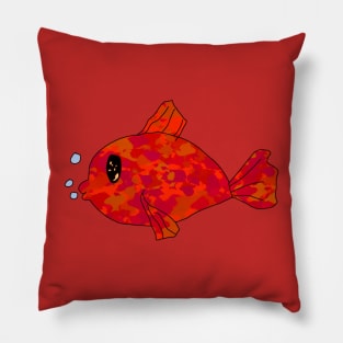 Red Fish Pillow