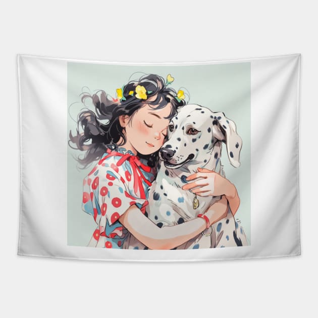 Heartfelt Companions XX Tapestry by DinoPals