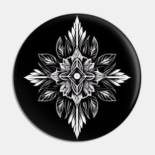 Sacred Geometry Fractal Art Pin