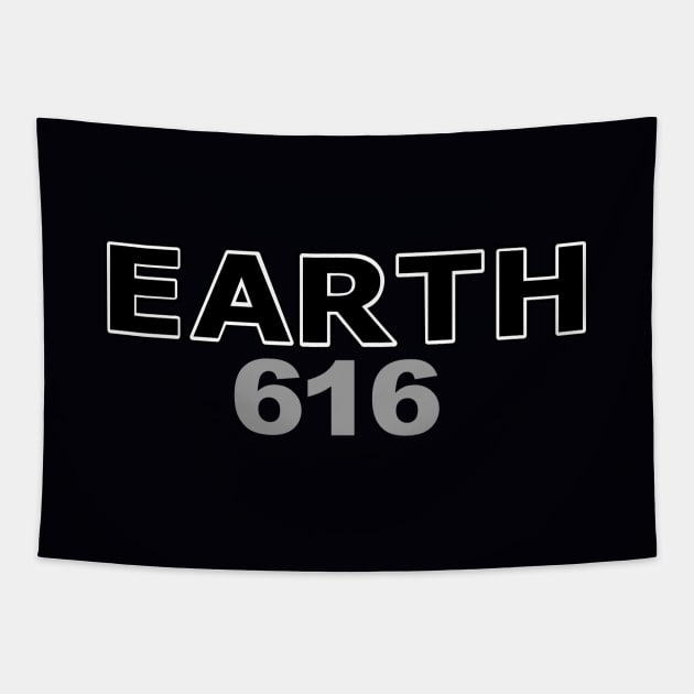 Earth 616 version B Tapestry by PopsTata Studios 