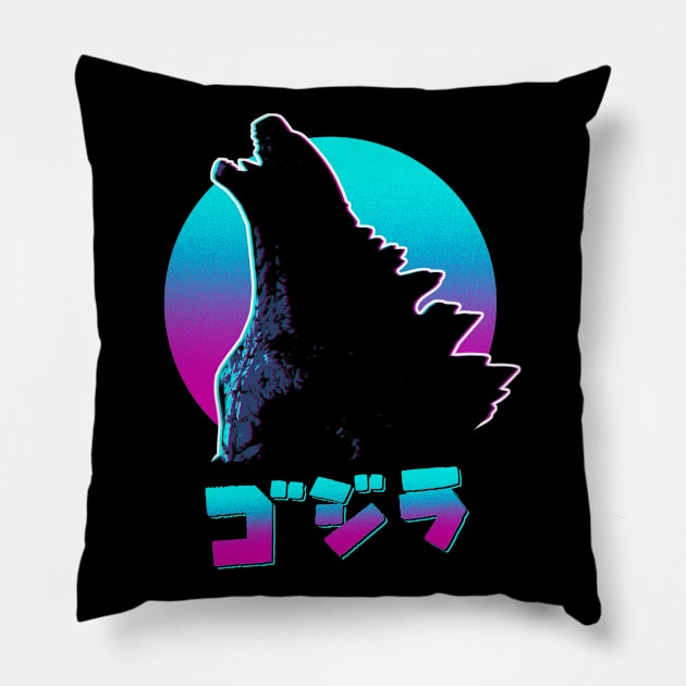 Retro King Pillow by ddjvigo