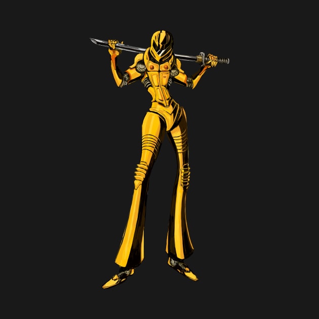 Kill Bill The Bride Beatrix Kiddo Mecha by banditotees