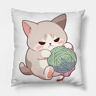 Cute Exotic Shorthair Cat Pillow