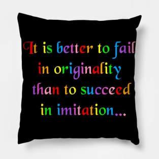 Inspirational Quote 1 Pillow