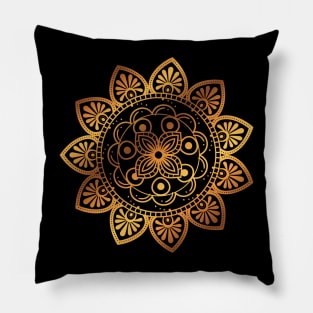 Mandala Love - Copper Pillow