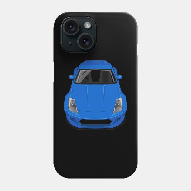 Fairlady 350Z Z33 Body Kit - Blue Phone Case by jdmart