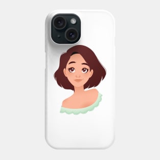 Romantic girl Phone Case