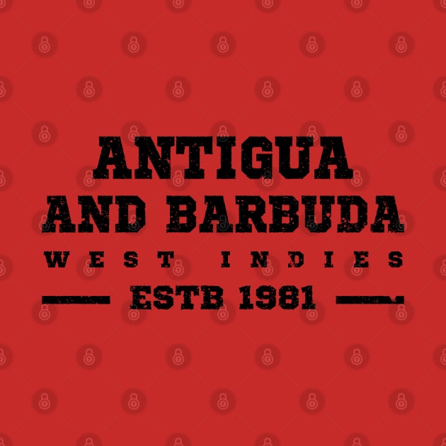 Antigua and Barbuda Estb 1981 West Indies by IslandConcepts