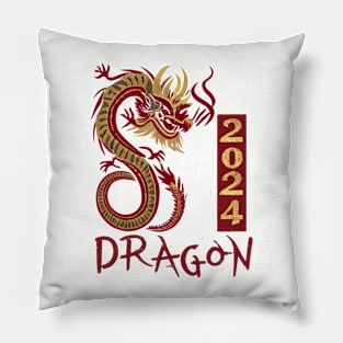 Chinese New Year of the Dragon 2024 Pillow