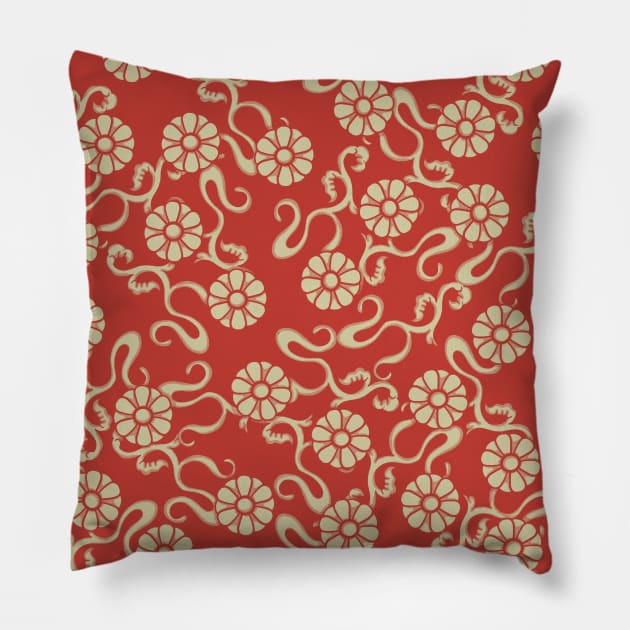 Flowers Pillow by fakeface