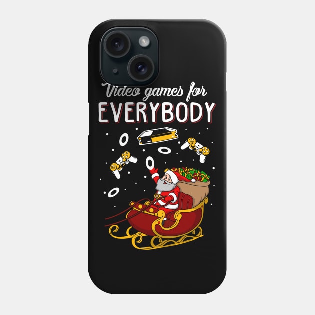 Gamer Ugly Christmas Sweater Phone Case by KsuAnn