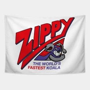 Zippy - The World's Fastest Koala (Light) Tapestry