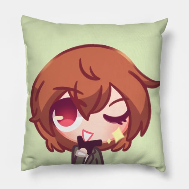 Akechi Goro Pillow by OkiComa