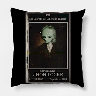 If the philosopher Jhon Locke were an alien. Pillow