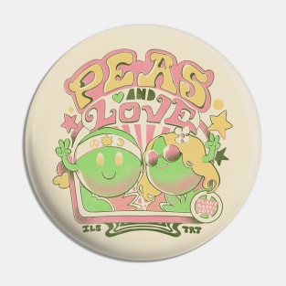 Peas and Love Pin