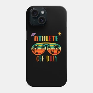 Athlete Off duty-  Retro Vintage Sunglasses Beach vacation sun for Summertime Phone Case