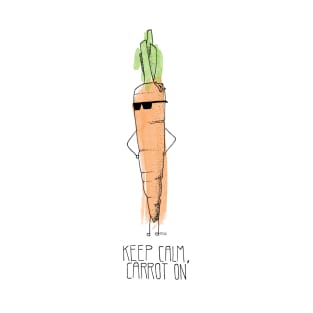 Keep Calm, Carrot On T-Shirt