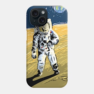 Man on the moon Phone Case