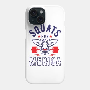 Squats For Merica v2 Phone Case